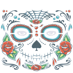 Halloween Waterproof Temporary Face Tattoo Stickers, Size: 240*210mm