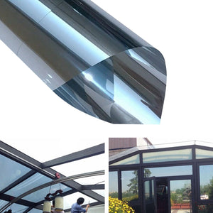 UV Reflective One Way Privacy Decoration Glass Window Film Sticker, Width: 110cm, Length: 1m