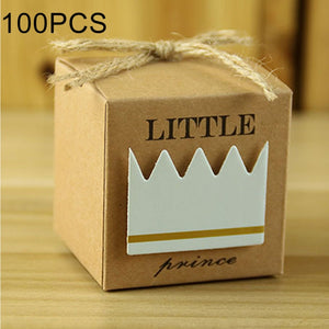 100 PCS European Style Wedding Sugar Box, Size: 5.3x5.3x5.3cm