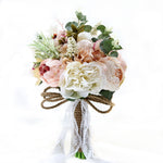 Wedding Holding Flower Bridal Bouquet Accessories Bridesmaid Party Wedding Decoration Supplies, Diameter: 24cm