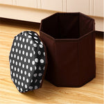 Household Multifunctional Folding Seating Storage Stool