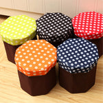 Household Multifunctional Folding Seating Storage Stool