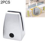 2 PCS Space Aluminum Alloy Desk Screen Clamps Screen Baffle