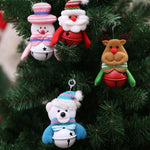 Christmas Tree Doll Bell Christmas Pendants Decorations, Random Style Delivery, Size: 11*7cm