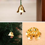 10 in 1 Christmas Decorating Christmas Tree Small Bells Decoration Supplies, Size: 2*2cm