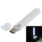 3W 8 LEDs 5730 SMD USB LED Book Light Portable Night Lamp, DC 5V