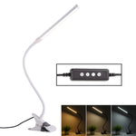 LED Desk Lamp 8W Folding Adjustable USB Charging Eye Protection Table Lamp, USB Charge Version