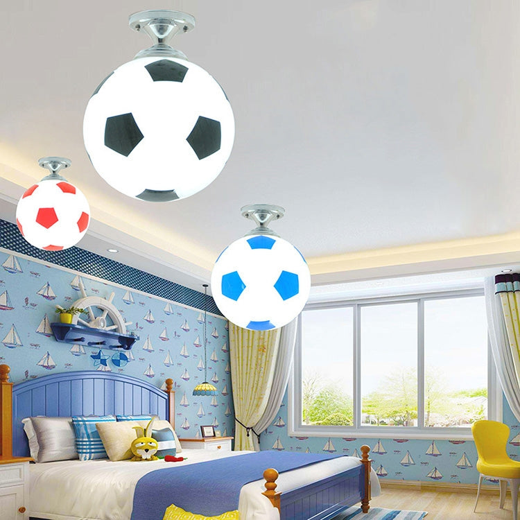 Creative Living Room Restaurant Cafe Football Shape LED Lamp Dome Light, Diameter: 20cm