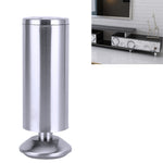 Stainless Steel Wire Drawing Thickened Column Sofa Furniture Cabinet Foot, Height: 150mm