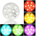 9 LED, 13 Colors Light, with Remote Control