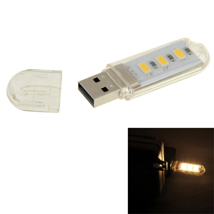 3 LED SMD 5630 1.5W USB Flash Disk Style USB Light Lamp