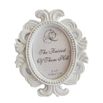 Floral Photo  Round  Picture Frame Holder Wedding Home Decor