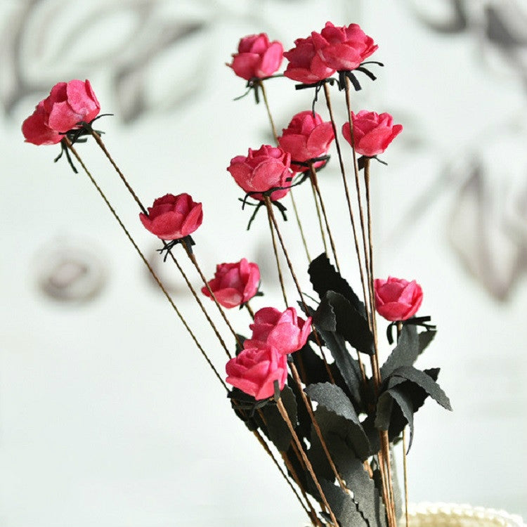 Artificial Rose Bud Wedding Decoration Flower Arrangement Party Home Decoration