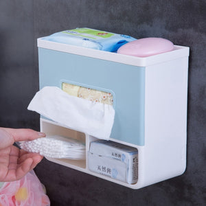 Bathroom No Punching Napkin Holder Tray