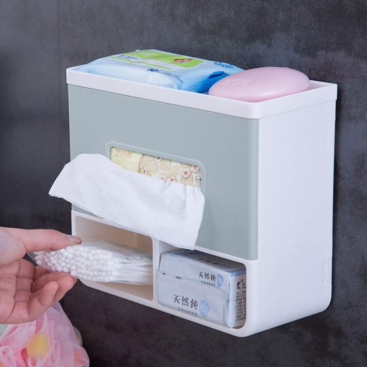 Bathroom No Punching Napkin Holder Tray