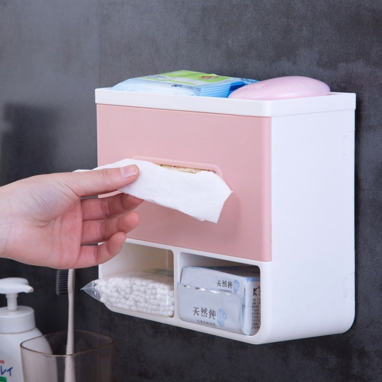 Bathroom No Punching Napkin Holder Tray