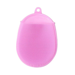 Baby Shower Shampoo Silicone Massage Brush