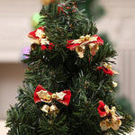 2 PCS Mini Cute Bow Christmas Tree Decoration Pendant