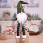 Cute Sitting Faceless Long-legged Elf Doll Christmas Decoration