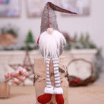 Cute Sitting Faceless Long-legged Elf Doll Christmas Decoration