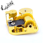 Eight-tone Gold-plated Bar Repair Parts DIY Sky City Paperback Music Box