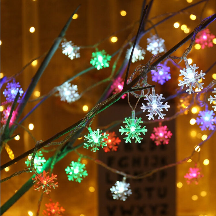 3m 20 LEDs USB Home New Year Christmas Decoration Snowflake Garland Light