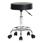 Adjustable Beauty Barber Shop Bar Lift Pulley Stool Movable Stool Chair