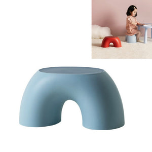 Simple Circular Small Bench Home Round Children Stool for Shoe Stool