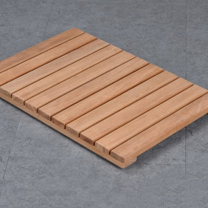 Golden Pear Wood  Solid Wood Non-slip Floor Mat Shower Room Mat No Paint Anti-corrosion Wood Floor