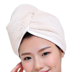 Womens Magic Quick Dry Bath Hair Drying Towel Cap Bathing Tool