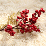 2 PCS Foam Cranberry Artificial Fruit Bouquet Wedding Decoration