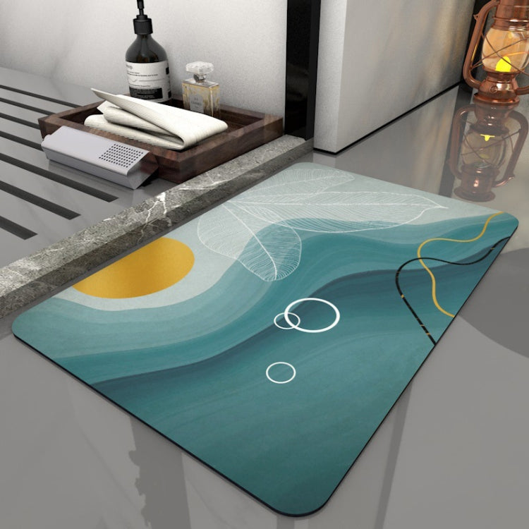 Bathroom Toilet Quick-Drying Absorbent Non-Slip Mats Diatom Ma