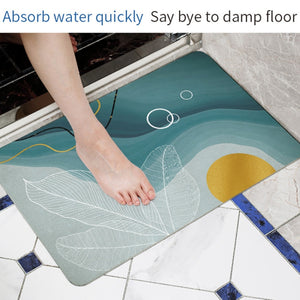 Bathroom Toilet Quick-Drying Absorbent Non-Slip Mats Diatom Ma