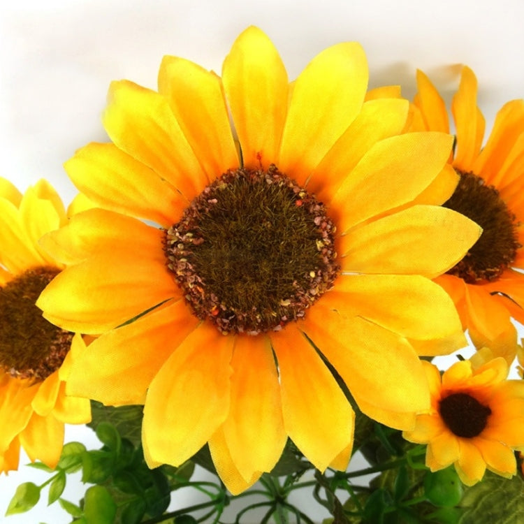 2 PCS Creative Elegant Artificial Bouquet Sunflower Wedding Party Decoration