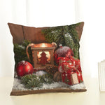 Christmas Decoration Cotton and Linen Pillow Office Home Cushion Without Pillow