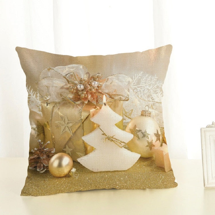 Christmas Decoration Cotton and Linen Pillow Office Home Cushion Without Pillow