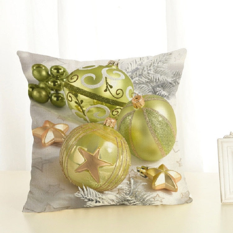 Christmas Decoration Cotton and Linen Pillow Office Home Cushion Without Pillow