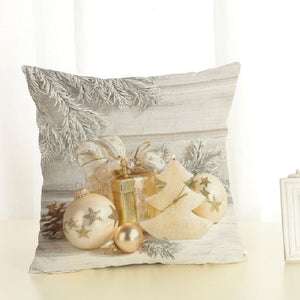 Christmas Decoration Cotton and Linen Pillow Office Home Cushion Without Pillow