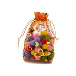 100 PCS Gift Pouches Bag Organza Bags Jewelry Candy Packaging Bags