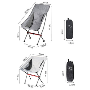 Camping Leisure Fishing Aluminum Alloy Portable Folding Chair