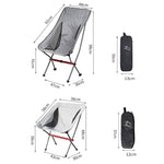 Camping Leisure Fishing Aluminum Alloy Portable Folding Chair