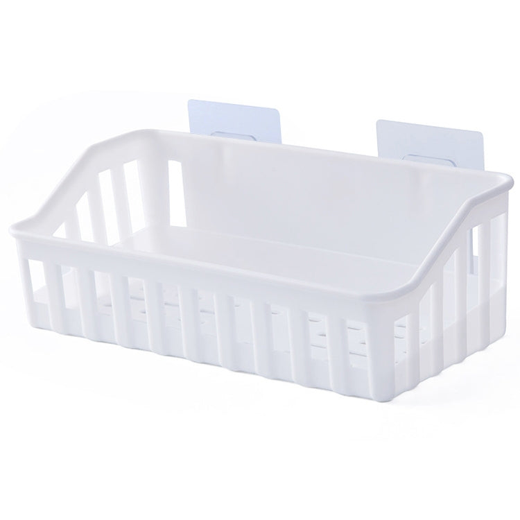 Bathroom Shelf hole-free Wall Hanging Seamless Storage Basket