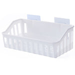 Bathroom Shelf hole-free Wall Hanging Seamless Storage Basket