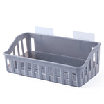 Bathroom Shelf hole-free Wall Hanging Seamless Storage Basket