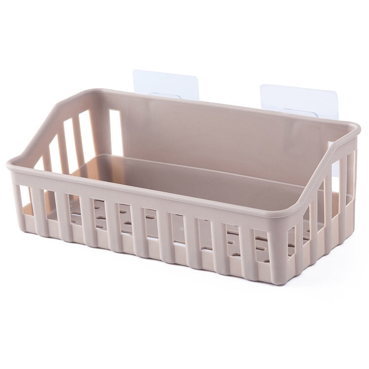 Bathroom Shelf hole-free Wall Hanging Seamless Storage Basket