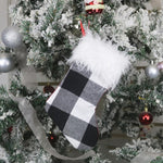 Christmas Tree Ornaments Decoration Supplies Gift Bag Plush Christmas Socks Gift Bag Pendant