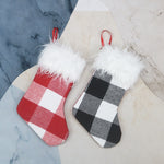 Christmas Tree Ornaments Decoration Supplies Gift Bag Plush Christmas Socks Gift Bag Pendant