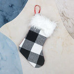 Christmas Tree Ornaments Decoration Supplies Gift Bag Plush Christmas Socks Gift Bag Pendant