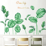 Green Vegetation Home Decoration Self-adhesive Wall Stickers