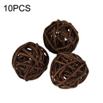 10 PCS Artificial Straw Ball For Birthday Party Wedding Christmas Home Decor